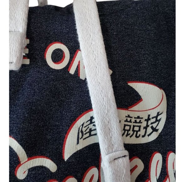 Superdry Grit Tab Vtg Hoodie Pullover With Drawstrings Navy Blue Large - Picture 10 of 14